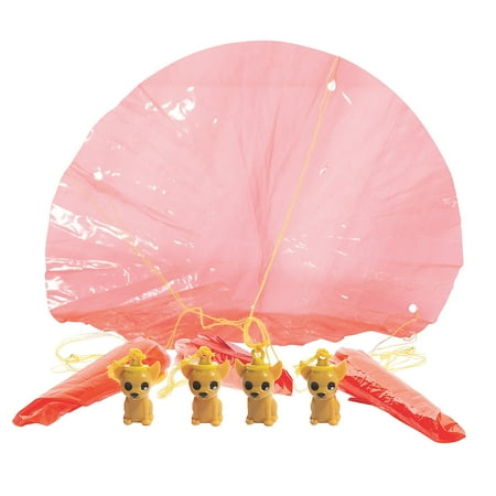 Fun Express Bulk 48 Pc. Chihuahua Dog Paratroopers
