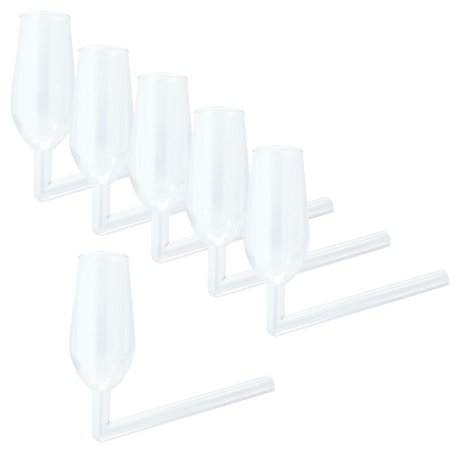Fun Express Bulk 48 Pieces BPA-Free Plastic Champagne Flute Shooters