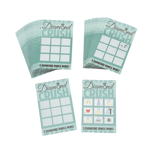Fun Express Bulk 96 Pieces Wedding Scratch-Off Ticket Games