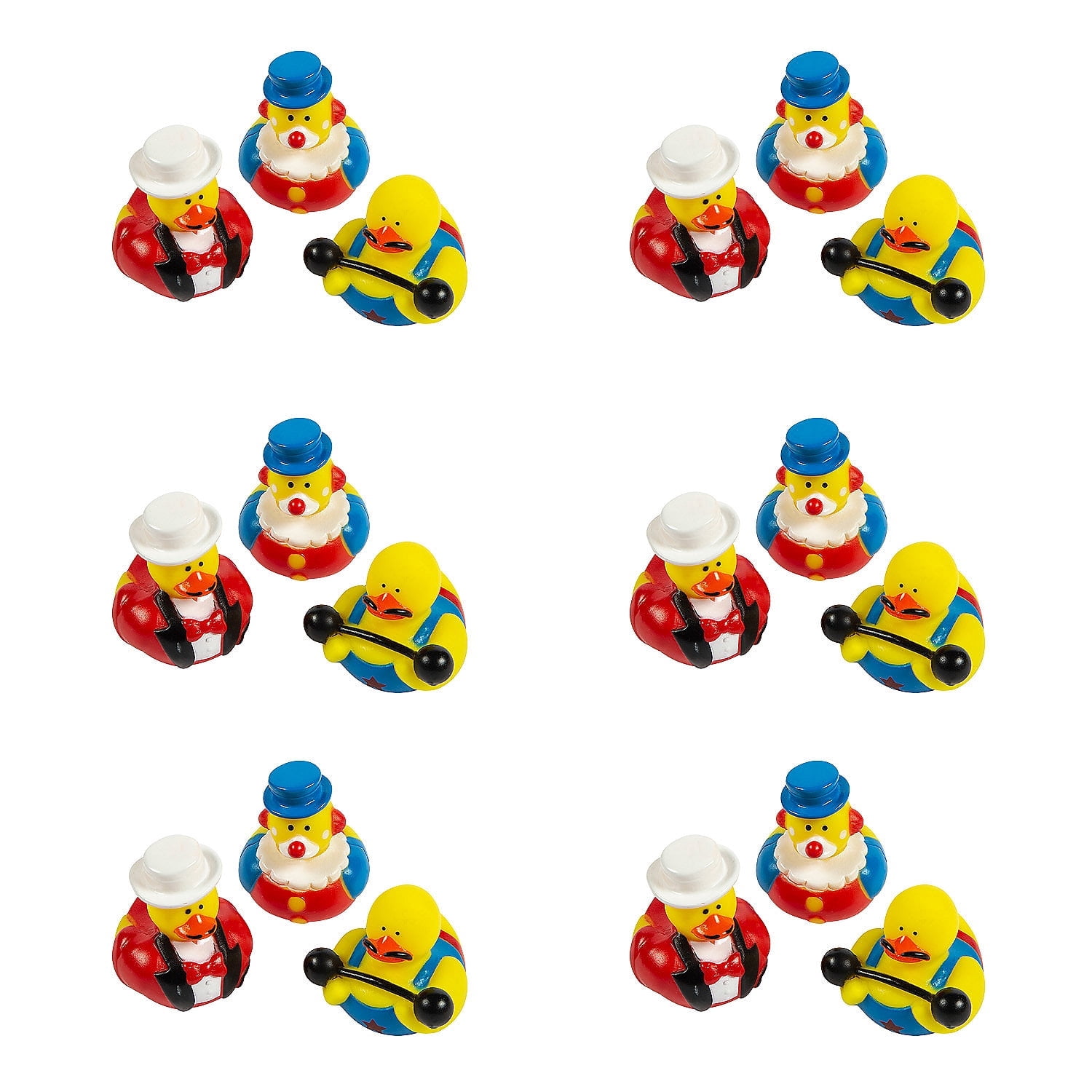 Fun Express Bulk Carnival Rubber Ducks - 120 Pieces