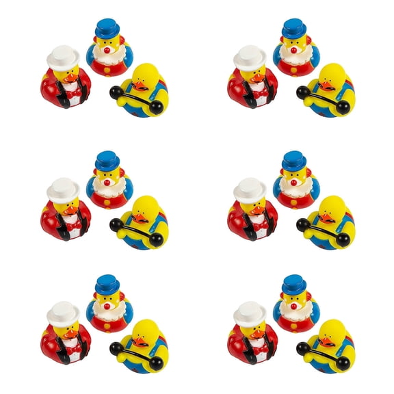 Fun Express Bulk Carnival Rubber Ducks - 120 Pieces