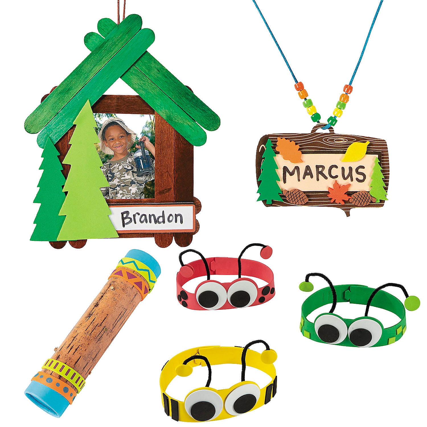 Fun Express Bulk Cool Camp Activity Craft Kit - Makes 48, Vacation Bible School 2024