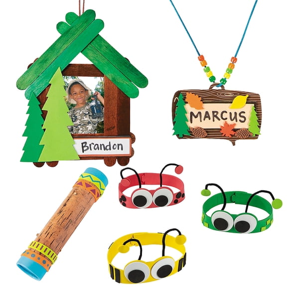 Fun Express Bulk Cool Camp Activity Craft Kit - Makes 48, Vacation Bible School 2024