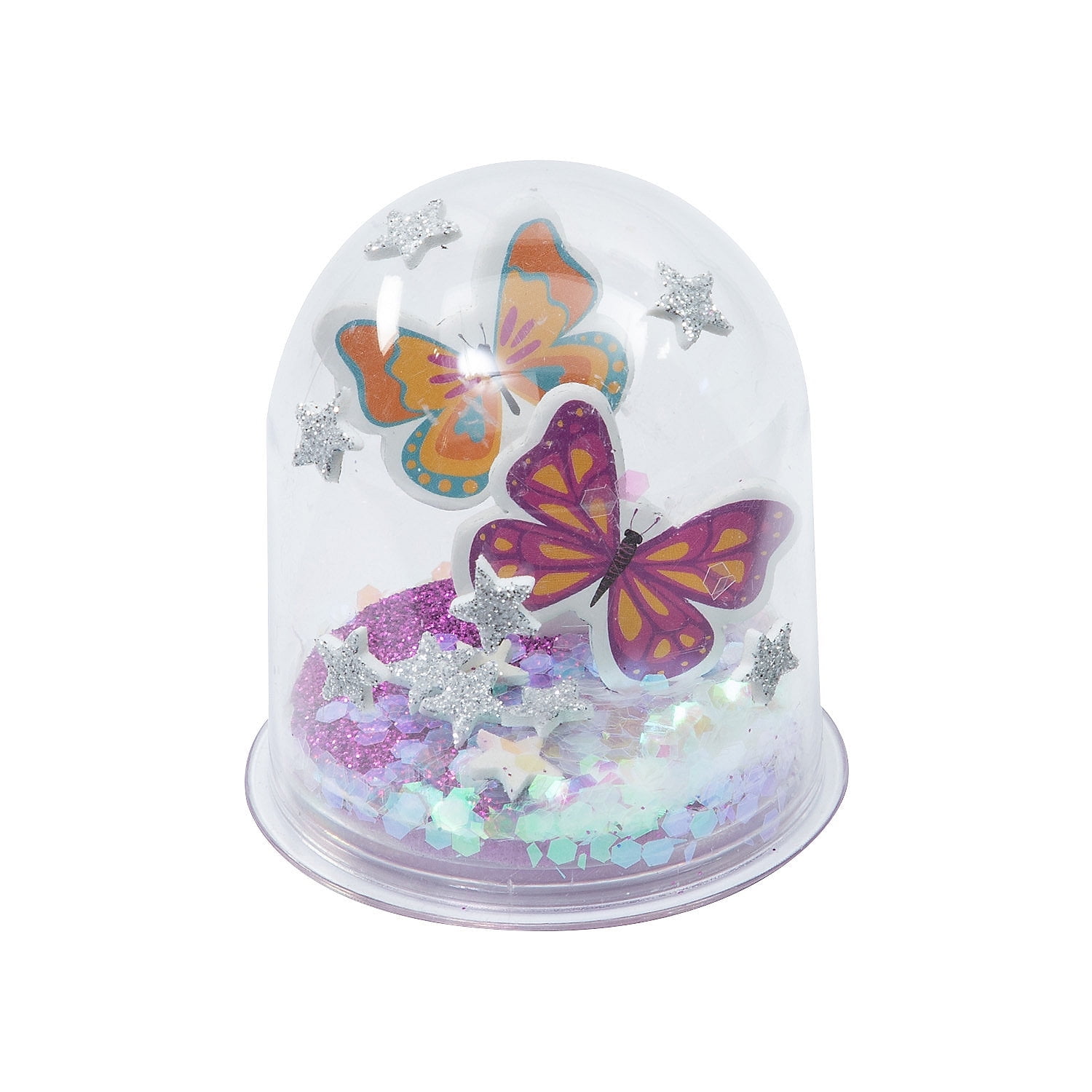 Fun Express Butterfly Glitter Snow Globe Craft Kit