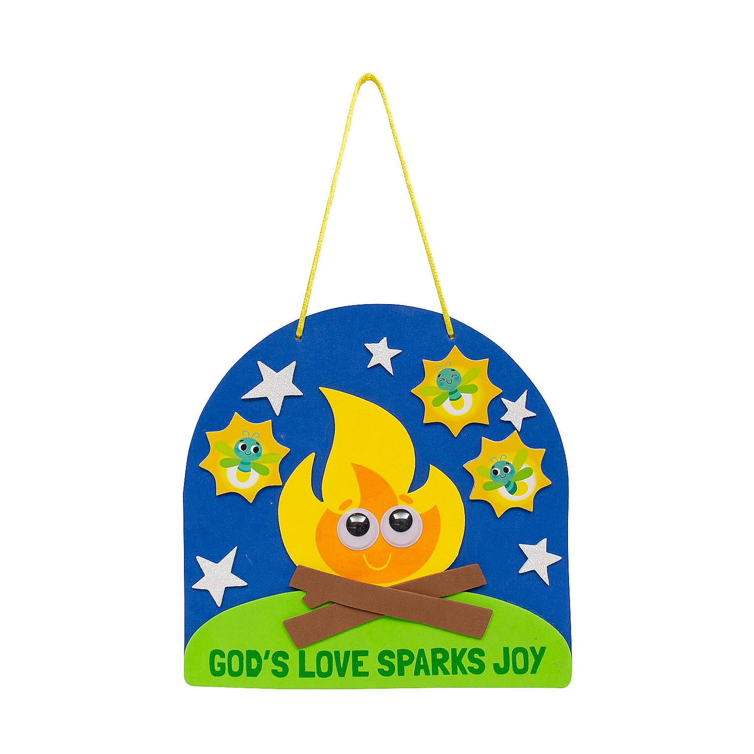 Fun Express Camp VBS Firefly Sign Craft Kit – DIY Summer Camp Activity ...