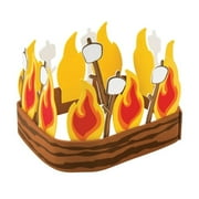 Fun Express Campfire Crown Craft Kit - Creative DIY Craft Set for Kids Perfect for Parties Camp Activities Group Projects and Special Events Includes Colorful Materials for Crown Making - 12 Pieces