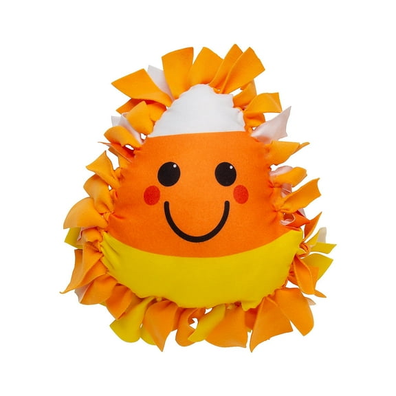 Fun Express Candy Corn Fleece Tied Pillow Craft Kit - Makes 6