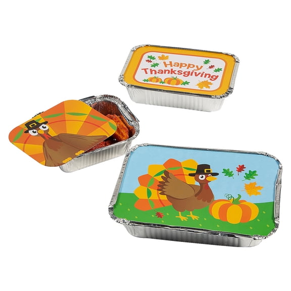 Fun Express Cardstock and Foil Spill Proof Food Storage Container (12 Count)