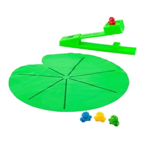 Fun Express Carnival Frog Hop Game - Fun Kids Game for Coordination & Motor Skills Development Ideal for Parties Family Fun & Special Occasions - Includes with 4 Frogs & 1 Target Board - 1 Piece
