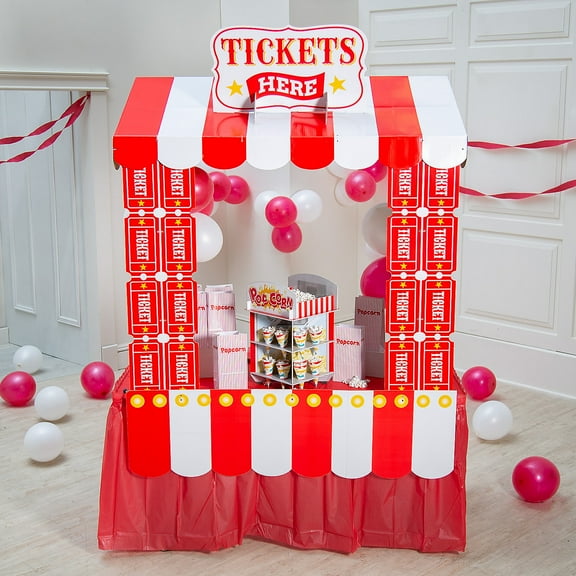 Fun Express Carnival Tabletop Treat Stand Kit with Frame - 45 Pieces