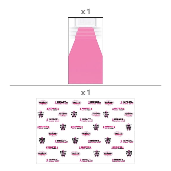 Fun Express Carpet Decorating Kit Pink - 4 Pc