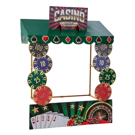 Fun Express Casino Night Tabletop Hut with Frame - 6 Pc