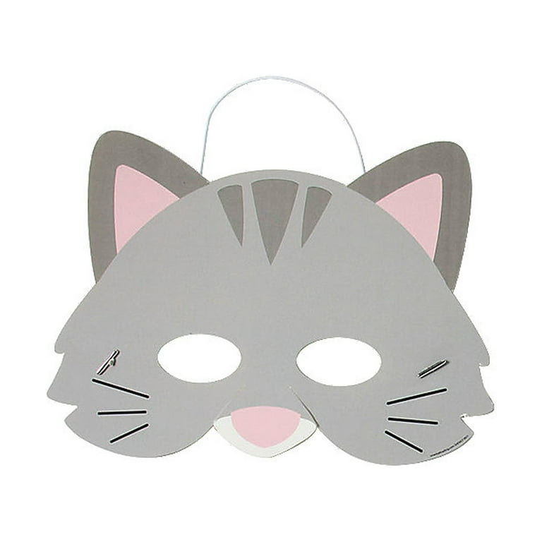 Fun Express Cat Party Paper Masks 12 PC