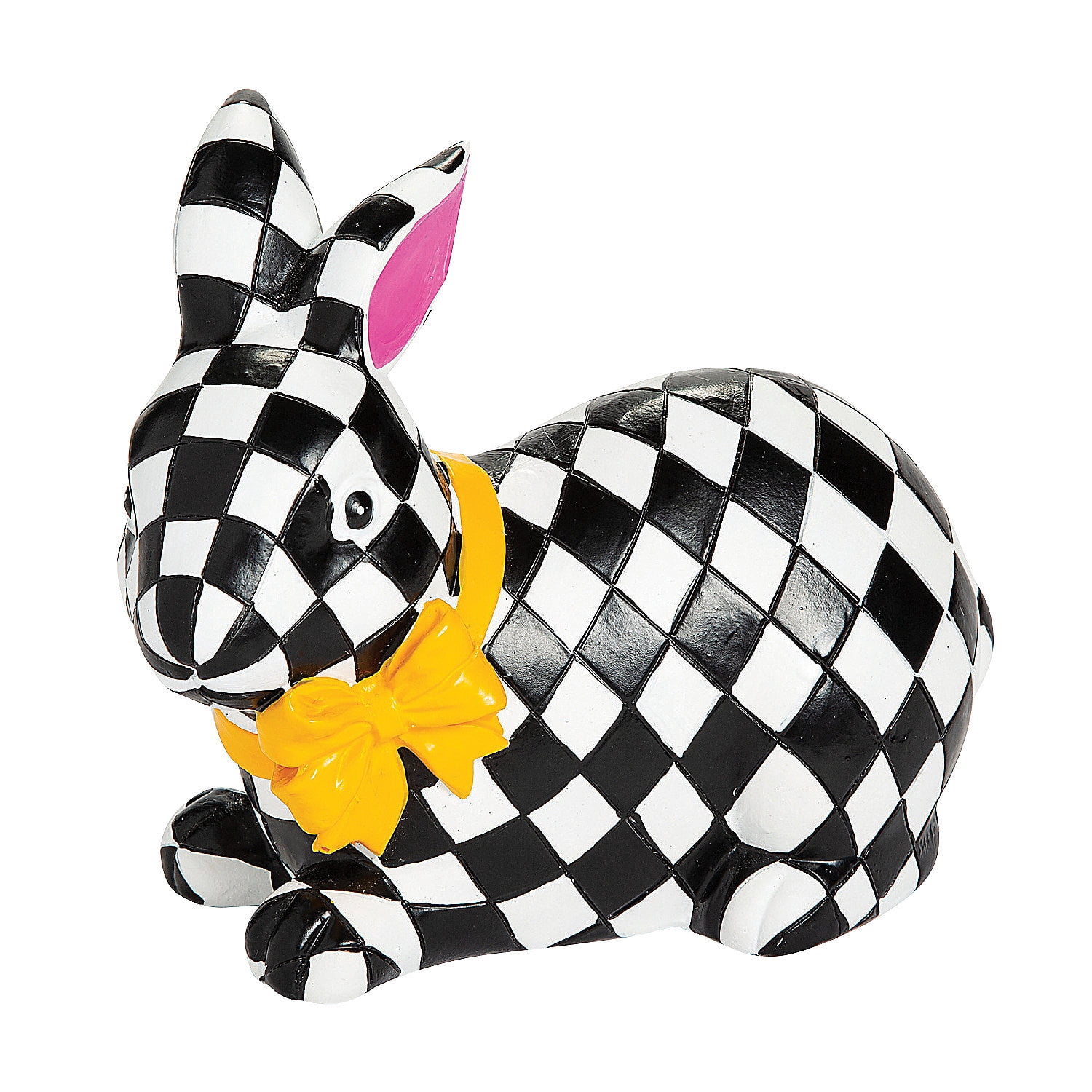 Fun Checkerboard Fun Express Checkerboard Bunny Black & White - Walmart.com