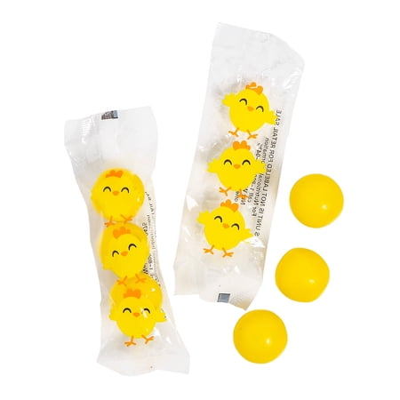 Fun Express Chick Gumball Packs 12 Pieces