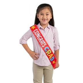 Fun Express Childs Congrats Graduation Sashes - 12 Pieces