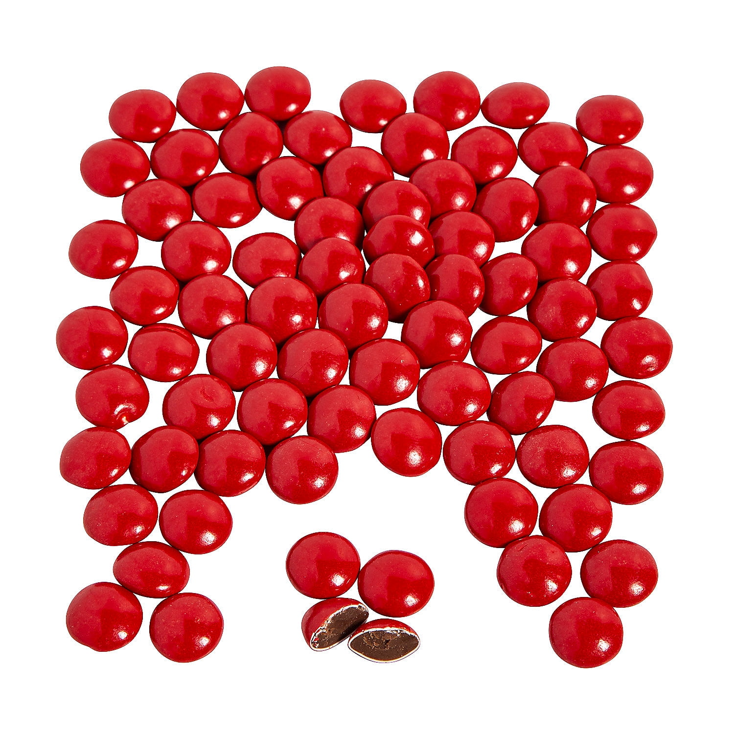 Bulk 1088 pieces Red Milk Chocolate Gems