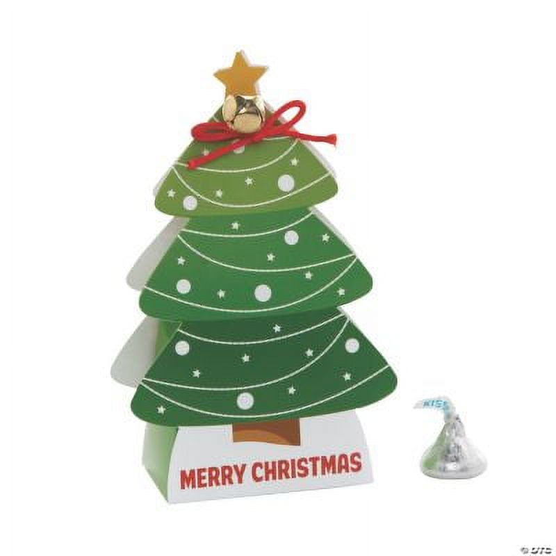 24Pcs Mini Present Boxes Christmas Ornaments Foam Gift Box Xmas Tree  Hanging Pendant Multicolor New Year Navigation 2024 Party Decoration
