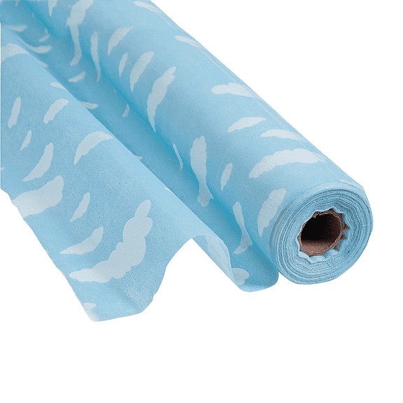 Fun Express Cloud Tablecloth Gossamer - Sky Party Decor
