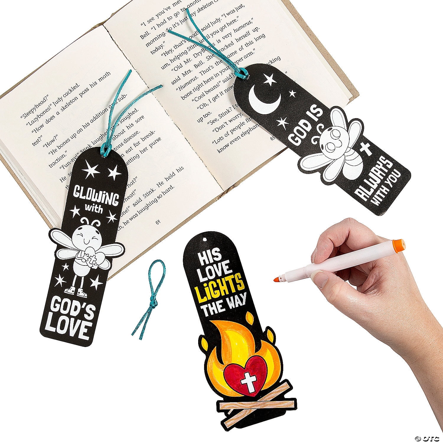 Fun Express Ruler Bookmarks Fun Express Color Your Own Camp VBS Bookmarks – DIY Religious Craft for ...