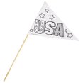 thumbnail image 1 of Fun Express Color Your Own Patriotic Pennant Flags - 24 Pc, 1 of 4