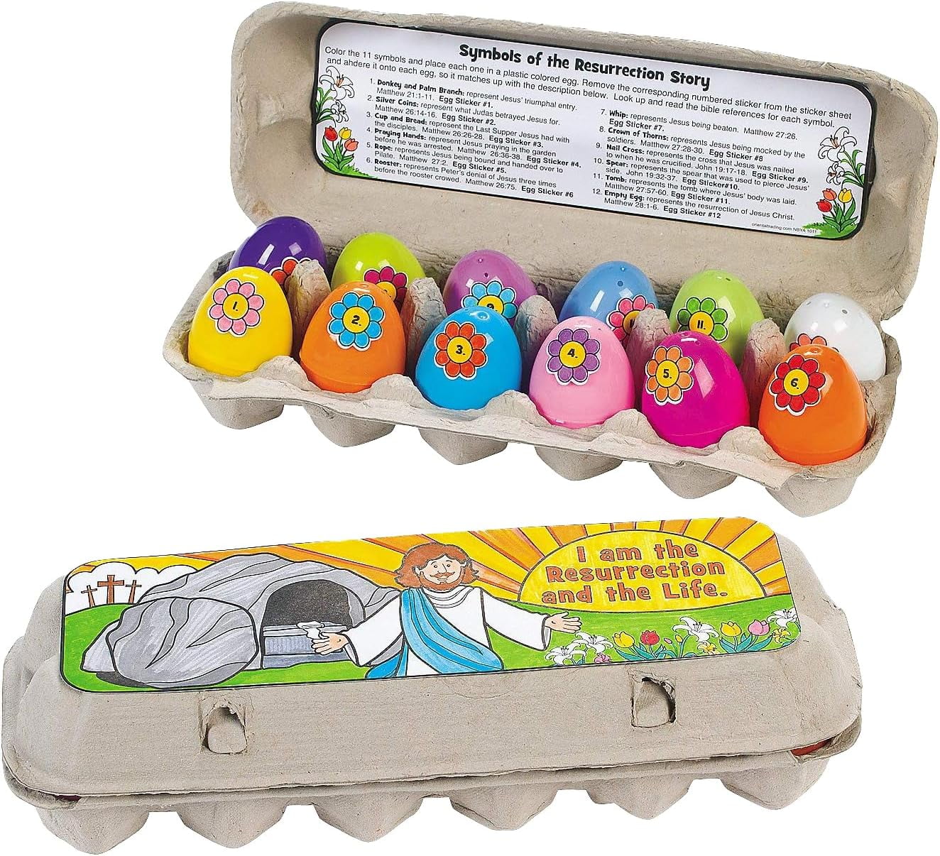 Fun Express Color Your Own Resurrection Eggs Craft Kit