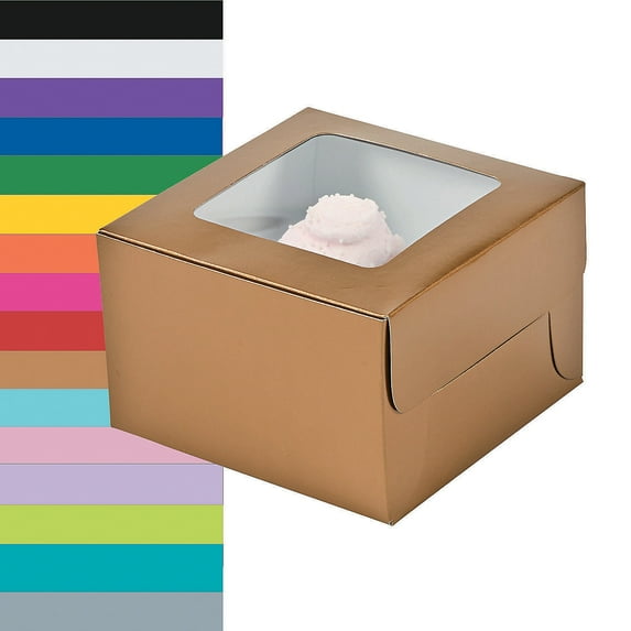 Fun Express Cupcake Boxes - 12 Pc