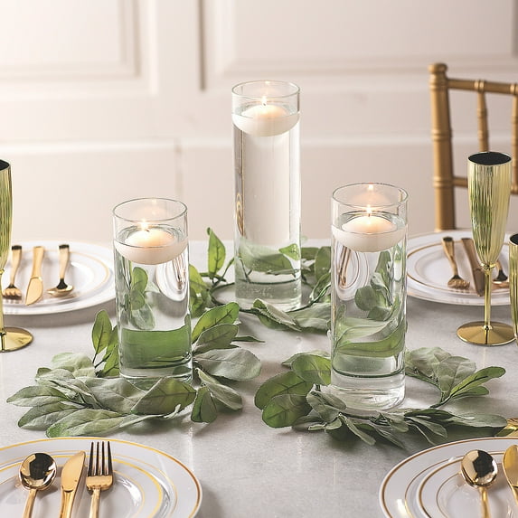 Fun Express Cylinder Vases Decorating Kit for Tables, Set of 4