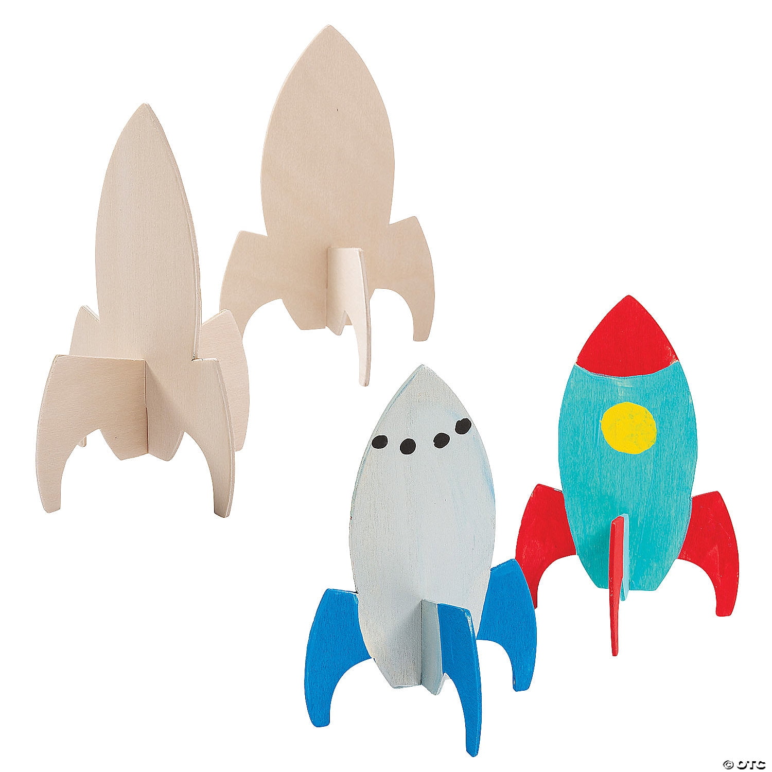 Fun Express DIY 3D Unfinished Wood Rockets Bulk 48 Pieces Walmart Fun Express DIY 3D Unfinished Wood Rockets Bulk 48 Pieces Walmart