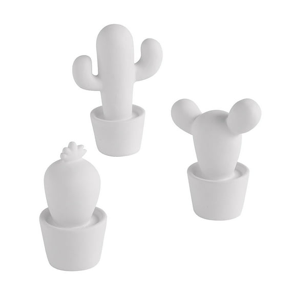 Fun Express DIY Ceramic Cacti Painting Kit Unpainted Mini Succulent Figurines for Kids & Adults Fun Arts & Crafts Activity for Parties Events Home Dcor DIY Art Projects & Creative Gifts 12 Piece