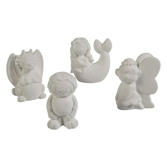 Fun Express DIY Magical Character Figurines - 12 Pieces