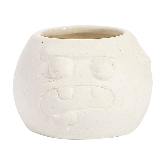 Fun Express DIY Mini Ceramic Zombie Planters  12 Pieces