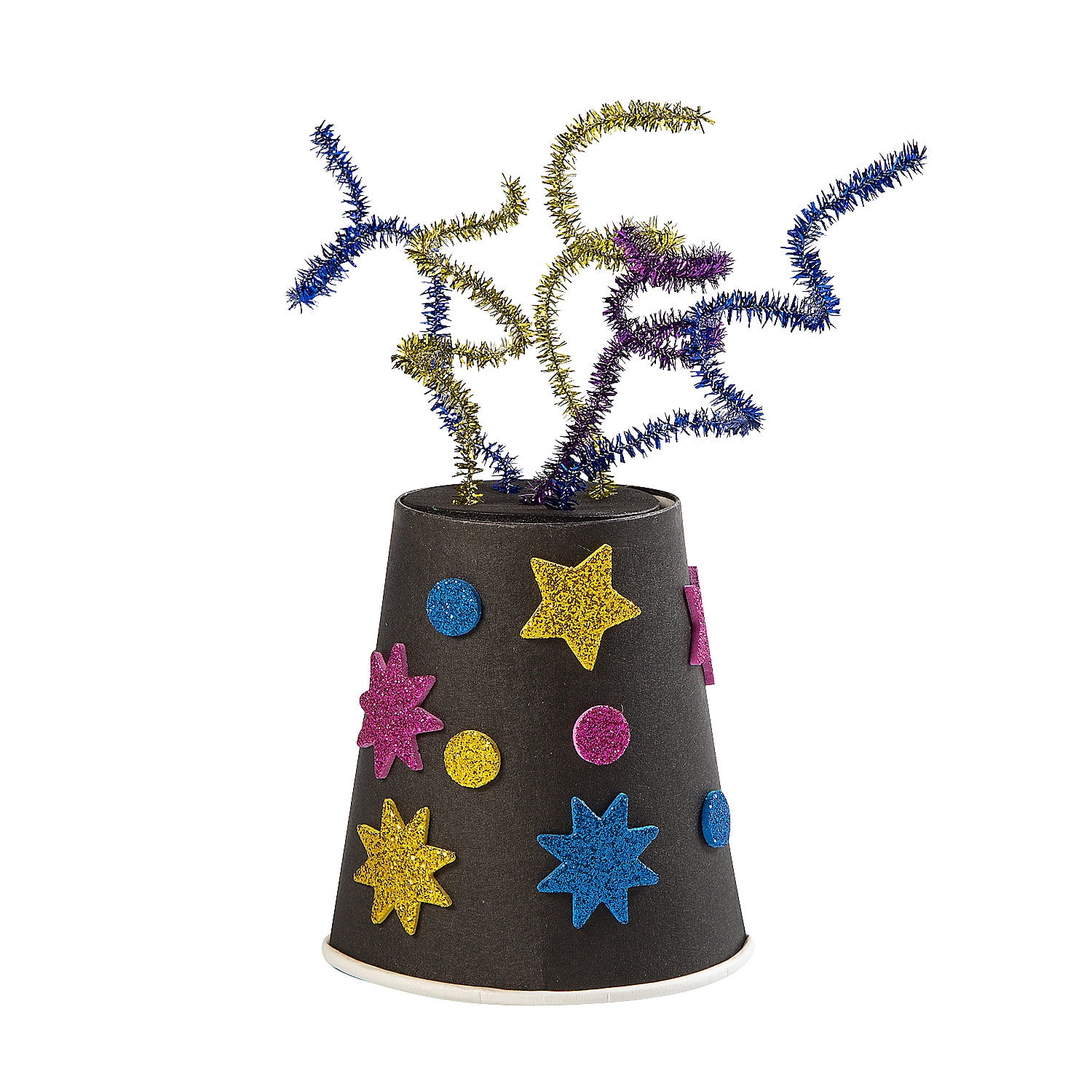 Fun Express DIY Paper Cup Fireworks Craft Kit - Makes 12 - Walmart.com