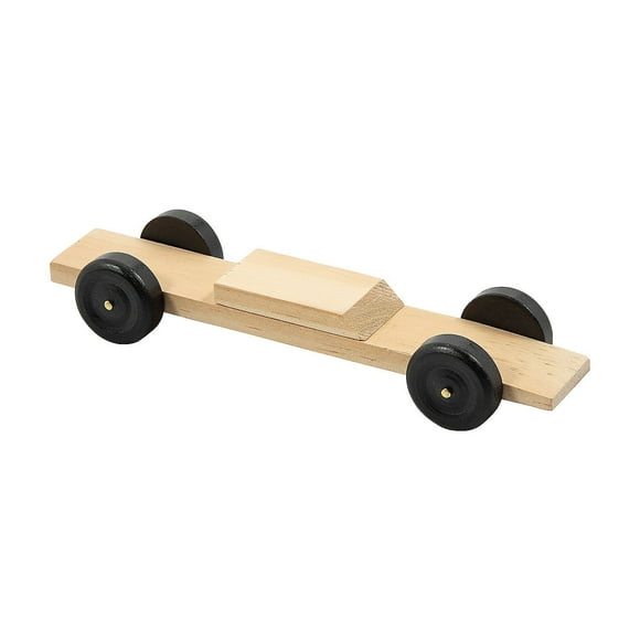 Fun Express DIY Pinewood Derby Race Car Kit  Unfinished Wood Cars for Custom Painting & Racing  Fun Craft Activity for Kids & Adults  Perfect for Scouts School Projects & Competitions  24 Pieces