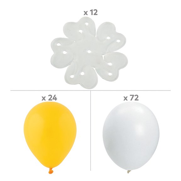 Fun Express Daisy Balloon Flower Kit - 108 Pc