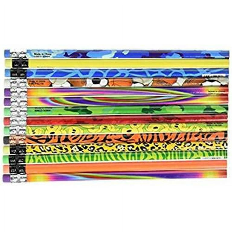 Fun Express - Deluxe Pencil Assortment (100pc) - Stationery - Pencils -  Pencils - Printed Assortments - 100 Pieces