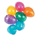 thumbnail image 1 of Fun Express Diamond Plastic Easter Eggs, Sparkling 12 Easter Eggs, Elevate your Easter Egg Hunt Experience with Plastic Diamond Egg, Roomy Delights, Big Surprises Await & Stress-Free Easter Fun, 1 of 3