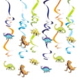 thumbnail image 1 of Fun Express Dinosaur Party Hanging Swirl Decorations - 12 Pc, 1 of 3