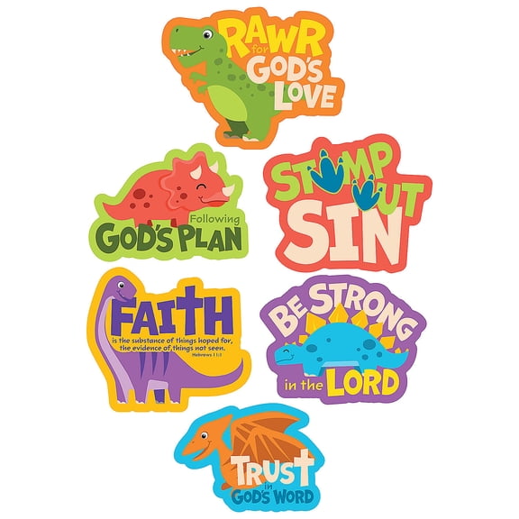 Fun Express Dinosaur VBS Cutouts - 6 Pc.