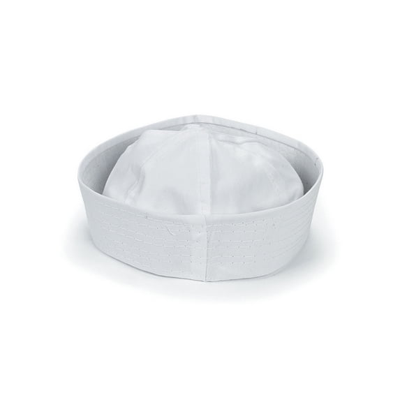 White Sailor Hat - Size 22"