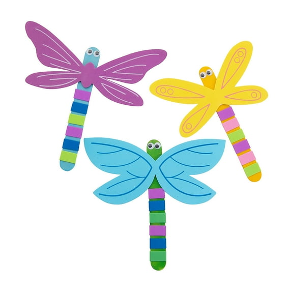Fun Express Dragonfly Stick Craft Kit 12 Piece