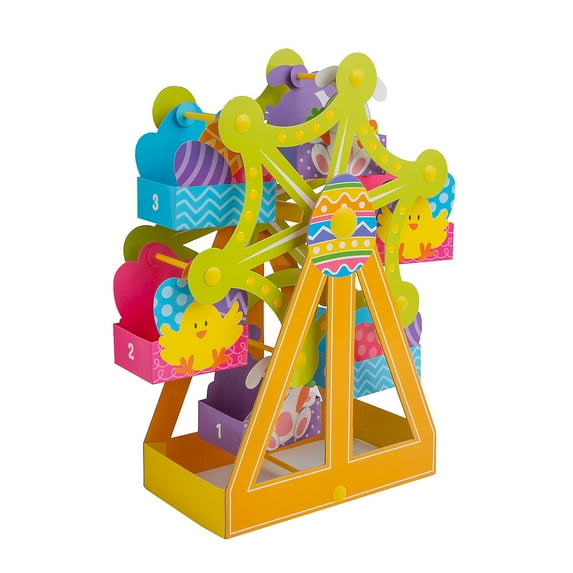 Fun Express Easter Cardboard Ferris Wheel Snack Caddy