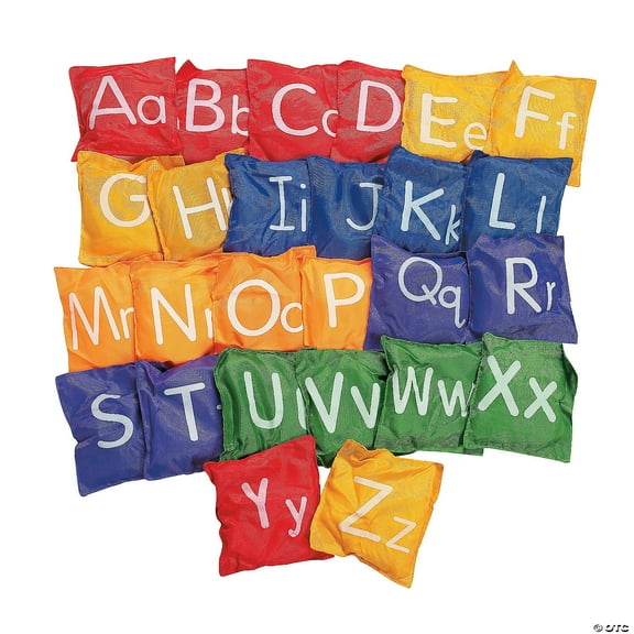 Fun Express Educational Alphabet Bean Bags, 26 Pieces