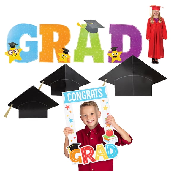 Fun Express Elementary Graduation Decorating Kit 8 Pieces