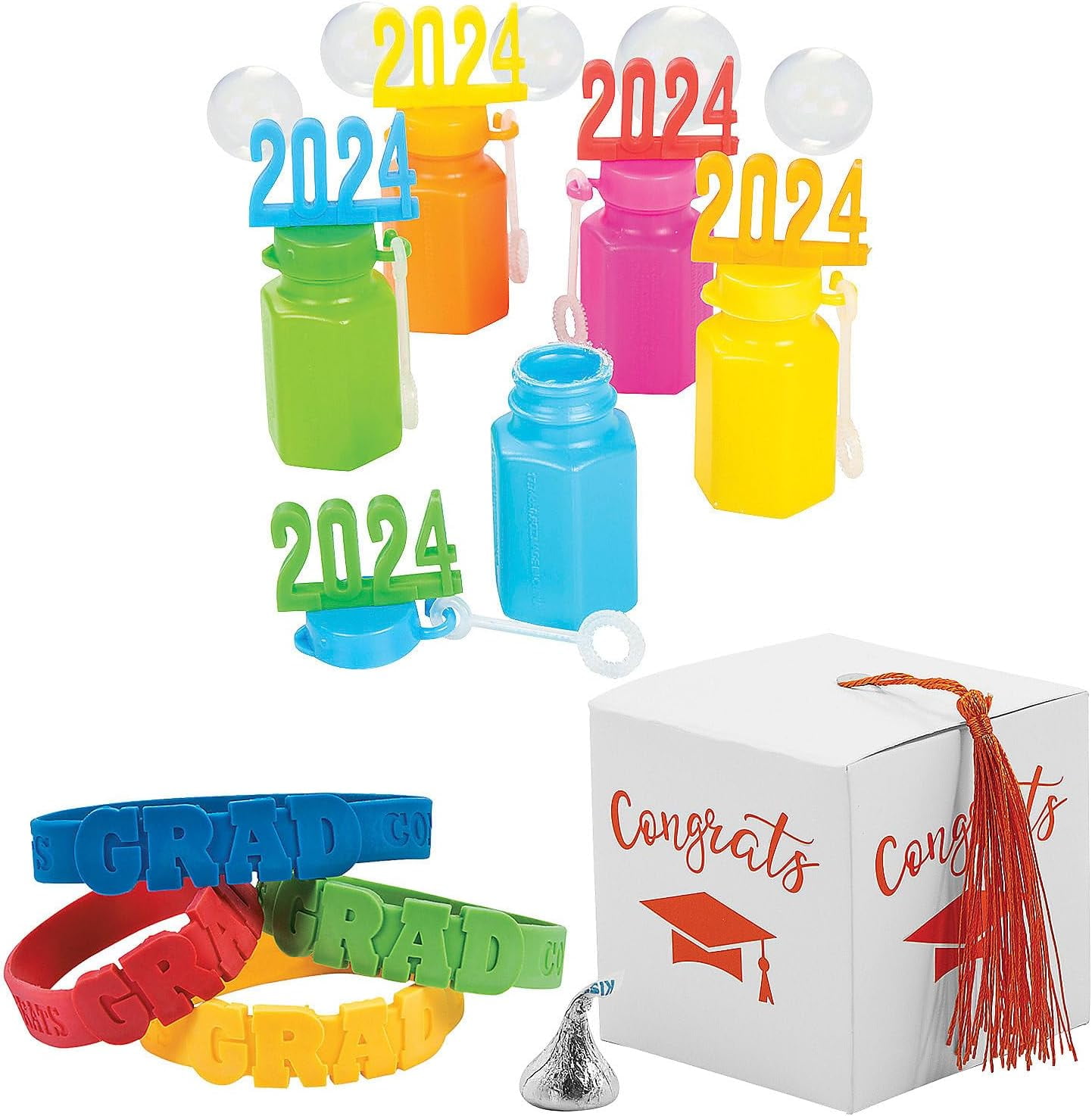 Fun Express Elementary Graduation Gift Boxes with Tassel for 24, Great ...