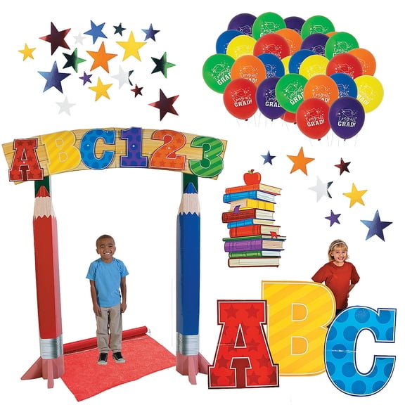 Fun Express Elementary Graduation Premium Decorating Kit 54 Pieces