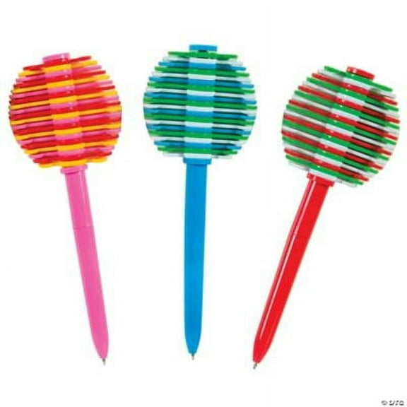 Fun Express Fidget Pen, 15", Black Ink, 12 Pack