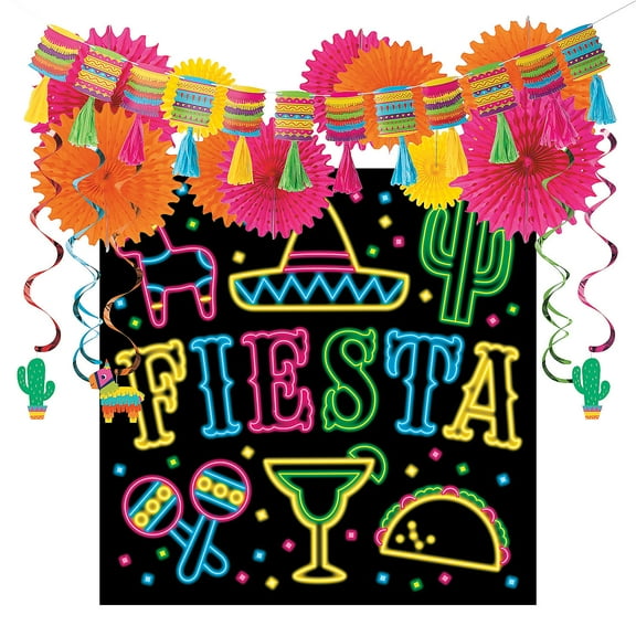 Fun Express Fiesta Decorating Kit 19 Pieces