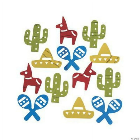 Fun Express Fiesta Multi-color Cinco de Mayo Confetti