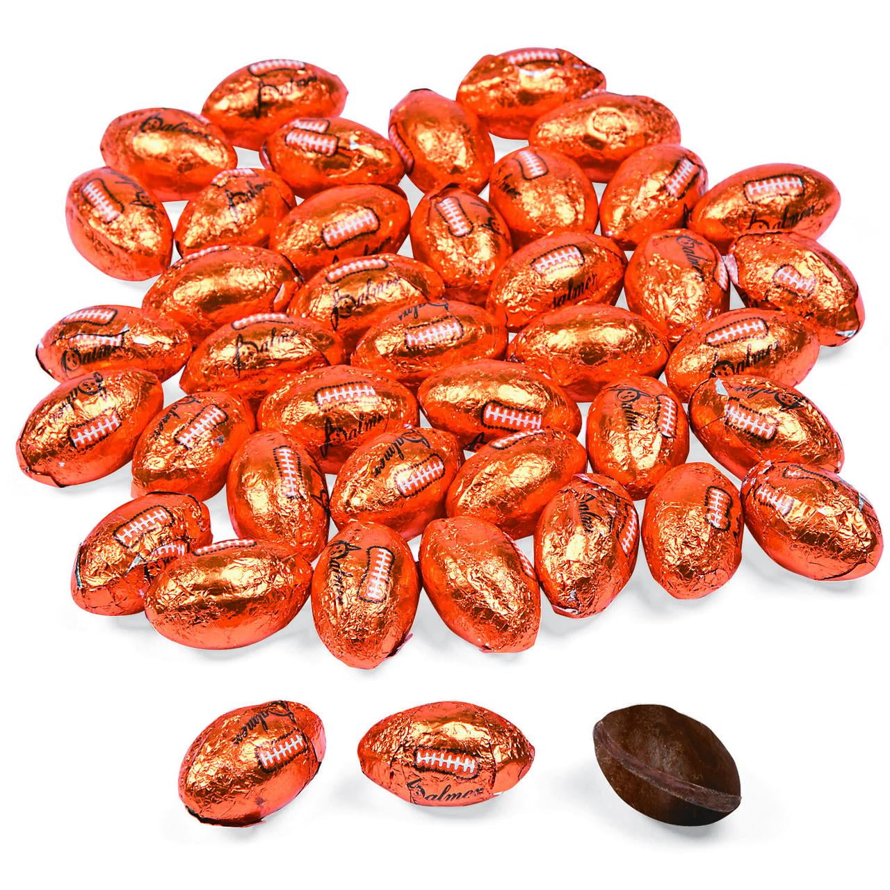 Fun Express Footballs Gluten-Free Chocolate Candy, 90 Pieces, 1 lb.